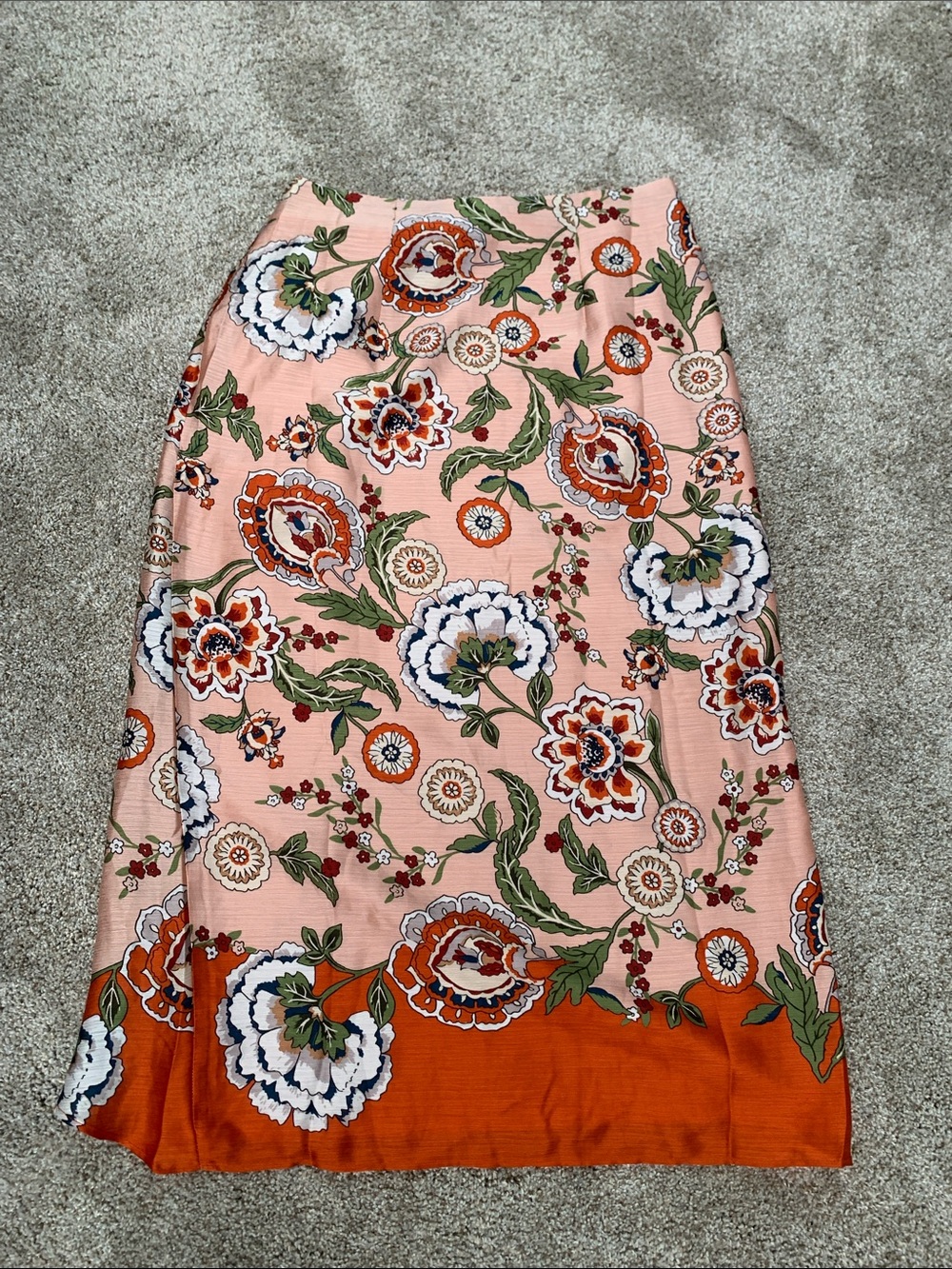 Ann Taylor wrap front sarong skirt - Picture 6 of 6